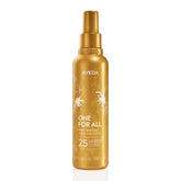 Aveda bottle front packaging showing product benefits and design