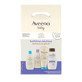aveeno baby front packaging in wicker basket shows gift-ready presentation and organized storage
