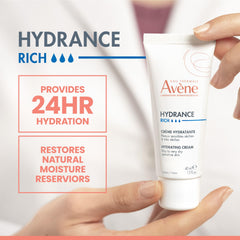 Eau Thermale Avène creamy texture close-up highlighting rich hydration benefit