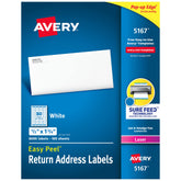 Avery front box packaging showing product quantity and branding for easy identification