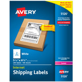 Avery front packaging 5126 showing 200-pack and size benefits