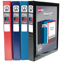 Avery front cover clear-view sleeve showing customizable insert and fast identification