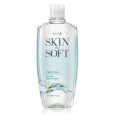 AVON Skin So Soft front packaging showing bottle and scent, highlights hydrating benefits