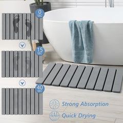 AWW foldable mat folded compact for easy storage and travel