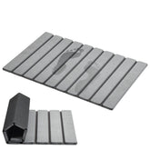 AWW stone mat front view showing grey surface and quick-dry benefit