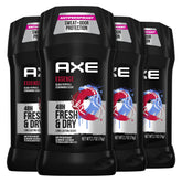 AXE Essence front packaging showing 4-count value and benefits