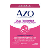 AZO front packaging showing bottle and product name for easy identification and reassurance