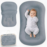 azopesy front view infant support cushion showing safe design and comfort