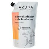 Azuna citrus refill pouch front view showing packaging and benefits