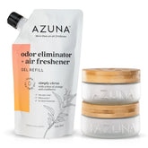 Azuna front packaging showing Simply Citrus kit and natural benefit