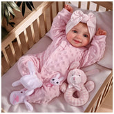 BABESIDE Sunny front view showing smiling face and full outfit, perfect for hugs