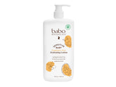Babo Botanicals front pump bottle showing 14 oz size and easy use