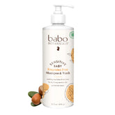 Babo Botanicals front label showing product name and size for clear identification
