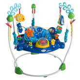 Baby Einstein front view of jumper packaging showing full product benefits