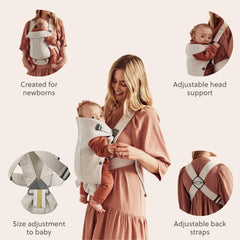 BabyBjörn shoulder strap detail highlighting comfortable padded support