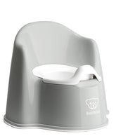 BabyBjörn potty chair front view showing seat and backrest for comfortable support