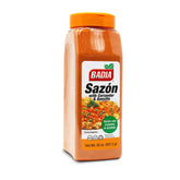 Badia sazón front label showing brand and 32 oz size for clear product ID and trust