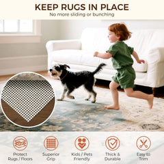 BAGAIL BASICS close-up of breathable grid texture for better vacuuming and traction