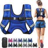 BAGAIL front view royal blue showing snug fit and low profile benefit
