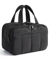 BAGSMART front view showing roomy, organized toiletry storage and easy access