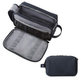 BAGSMART front view of navy dopp kit showing compact, professional look and organization