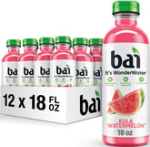 Bai Kula Watermelon front bottle showing bold watermelon flavor and hydration benefit