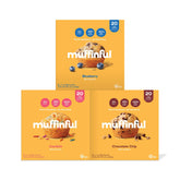 Bakeful Muffinful front packaging showing variety box and branding benefit convenience