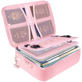 BALEINE front view of closed fireproof document box showing compact protection
