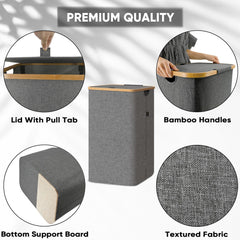BALEINE lid open to show easy access and quick laundry loading benefit