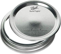 Ball jar side profile illustrating quart capacity and stacking benefit