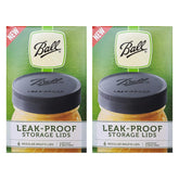 Ball front view of plastic lid showing secure snap fit and easy benefit