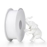 Bambu Lab front view of jade white 1kg spool showing label and RFID benefit