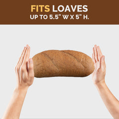 Bambüsi slicing demo with uniform bread slices for consistent portioning