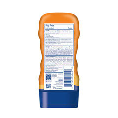 Banana Boat lotion texture closeup highlighting fast-absorbing non-greasy benefit