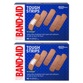 BAND-AID brand front box showing twin-pack and count, durable protection