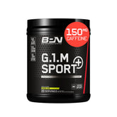 BARE PERFORMANCE NUTRITION tub front view showing label and servings for easy identification