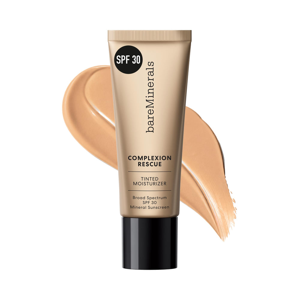 bareMinerals front packaging showing Natural Pecan 05 and SPF 30 benefit