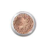 bareMinerals product front packaging showing compact jar and BISQUE shade benefit: clear shade ID