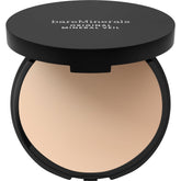 bareMinerals compact front view showing sleek packaging and travel benefit