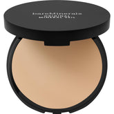 bareMinerals compact front view showing label and sleek packaging benefit: travel ready