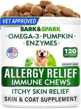 BARK&SPARK jar front view showing label and two-month supply benefit
