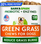 BARK&SPARK front packaging showing product and benefits for lawn protection