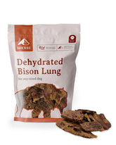 BARK'N BIG front packaging showing single-ingredient bison lung and benefits
