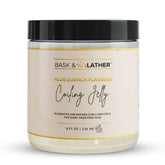 BASK & LATHER front packaging showing product and clear benefits