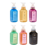 Bath & Body Works front packaging shot showing six-foam soap varieties and benefits