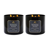 Bath & Body Works candle front view showing jar and bold scent