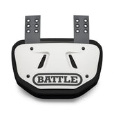 Battle back plate front view showing coverage and protection benefits