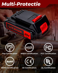 BATWAYPRO battery held in hand to show compact size and portability