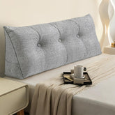 Bcareself headboard pillow front view showing tidy support