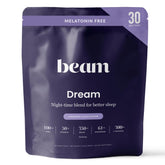 BEAM Dream front packaging showing cinnamon cocoa flavor and benefits